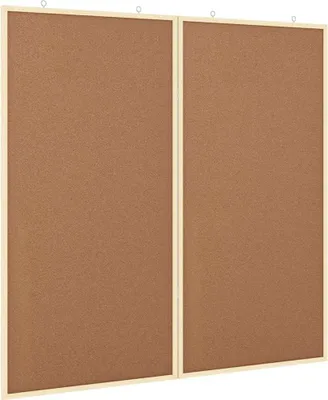 Image de Tableau d'Affichage Marron 100 x 100 x 1,4 cm