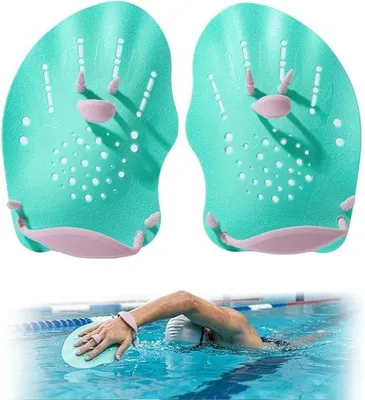 Produktbild von Schwimmpaddel - Handpaddel - ergonomisches Design - verbessert Schwimmtechnik - Vemera