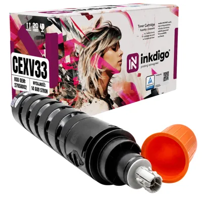 Produktbild von Inkdigo Toner CEXV33 für Canon Imagerunner 2520, 2520I, 2525, 2525I – Schwarz, 14600 Seiten,
