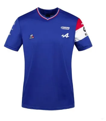 Immagine prodotto di Maglietta da uomo, stagione 2021, colori Blau e Alpine, con il numero 31 e il nome "Esteban Ocon", taglia XXL