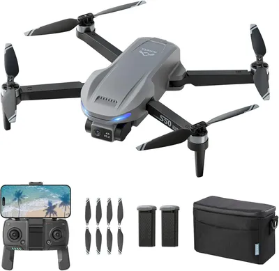 Immagine prodotto di Drone professionale con telecamera 4K e GPS, modello S50 Lite, ideale per bambini e adulti, con funzioni di ritorno automatico, autonomia di volo di 50 minuti e modalità "Follow Me"