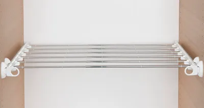Produktbild von SERVETTO Self System Hosenauszug Twin Aluminium/weiß