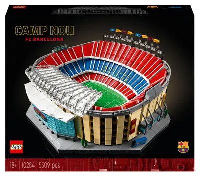 Immagine prodotto di LEGO 10284 Icone Camp Nou - Stadio di calcio FC Barcelona, kit di modellismo, set grande per adulti, idea regalo