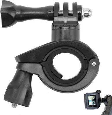 Immagine prodotto di Supporto da moto per action cam, ruotabile a 360°, per GoPro e altri modelli di videocamera