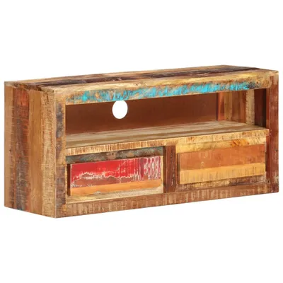 Produktbild von TV-Schrank 88x30x40 cm Altholz Massiv