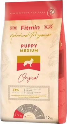 Produktbild von FITMIN PUPPY MEDIUM Trockenfutter für Welpen GEFLÜGEL 12 kg