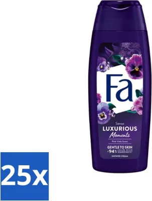 Immagine prodotto di Fa – Momenti – Crema doccia – Viola rosa – 250 ml - Confezione risparmio - 25 pezzi