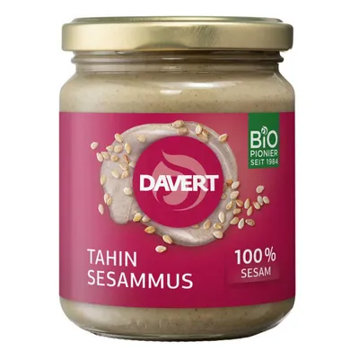 Produktbild von DAVERT Aufstrich,  Tahin Sesammus, 250g (12er Pack)