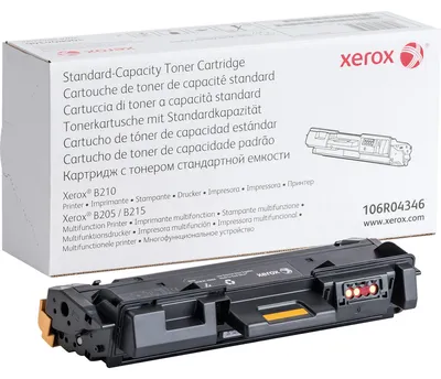 Produktbild von Xerox Toner bk, Farbe schwarz,1500 Seiten,106R04346