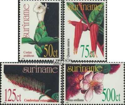 Produktbild von Briefmarken Suriname 1993 Mi 1431-1434 (kompl.Ausg.) postfrisch Heilpflanzen