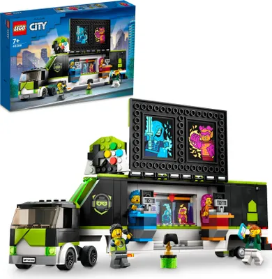 Produktbild von LEGO 60388 Gaming Turnier Truck, LKW-Spielzeug mit Minifiguren, Gamer-Geschenk für Jungen und Mädchen und Fans von E-Sports ab 7 Jahren