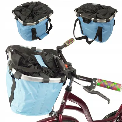 Produktbild von JET A593 Fahrradkorb Click für Lenker blau