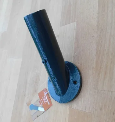 Produktbild von Stabiler Fahnenhalter Flaggenhalter Wandfahnenhalter Gusseisen grün