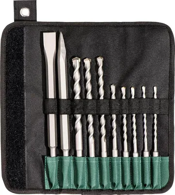 Immagine prodotto di Metabo DS-plus Bohrer-Meisselset SP 10-teilig, Set mit dynamischen meißelförmige