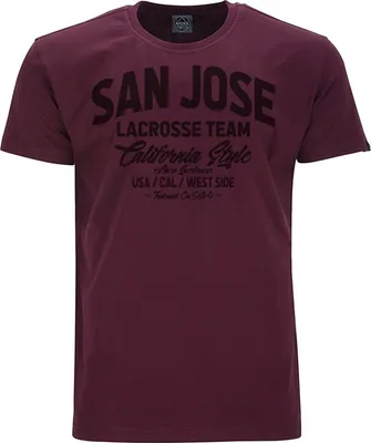 Produktbild von Übergrößen T-Shirt San Jose grau AHORN SPORTSWEAR Maroon Red 10XL
