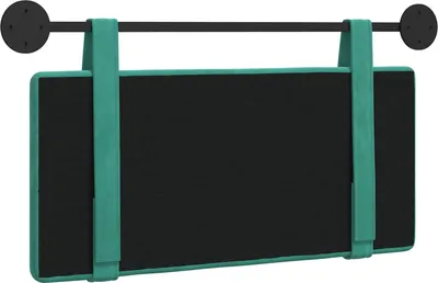 Produktbild von vidaXL Hängendes Kopfteil Türkis Samt