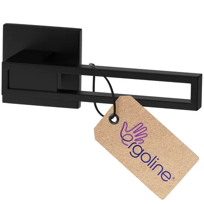 Produktbild von ERGO line Modern Design, Schwarz Türbeschlag TOMMY ohne Schlossrosette, Die ultra-feine Silhouette, Türbeschlag; Türgriff; Türklinke