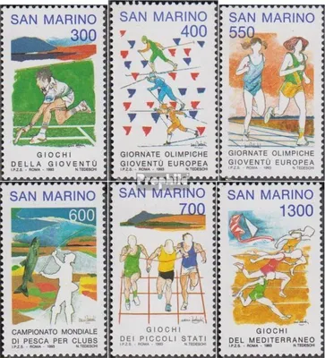 Produktbild von Briefmarken San Marino 1993 Mi 1525-1530 (kompl.Ausg.) postfrisch Sportereignisse