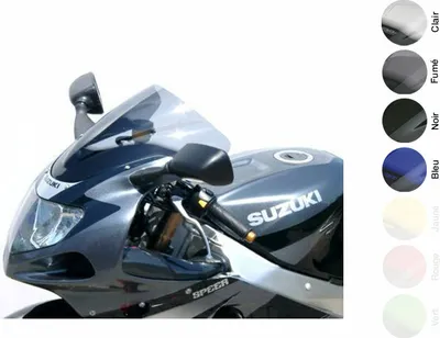 Produktbild von Racingscheibe MRA für Suzuki GSX-R 600 750 1000 Bj. 2000-2003 schwarz Verkleidungsscheibe