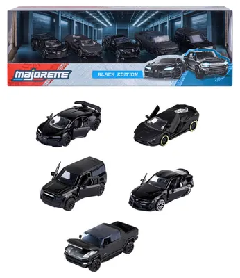 Immagine prodotto di SIMBA Majorette Black edition 2.0 5pak di veicoli 200-5000
