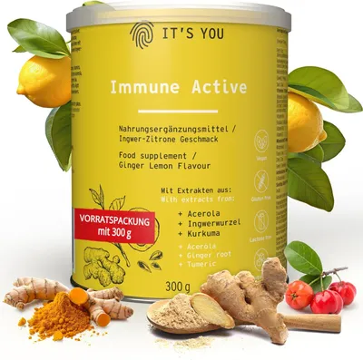 Produktbild von It's you Immune Active Vitamin und Mineralstoff Drink mit Pflanzenextrakten