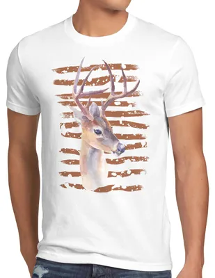 Produktbild von style3 Wild Herren T-Shirt reh rudel wald wildnis forst