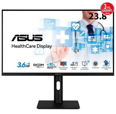 Produktbild von ASUS HA2441A, 60,5 cm (23.8"), 2560 x 1440 Pixel, Quad HD, LCD, 5 ms, Schwarz