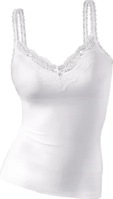 Produktbild von LASCANA Unterhemd weiß Größe 44/46