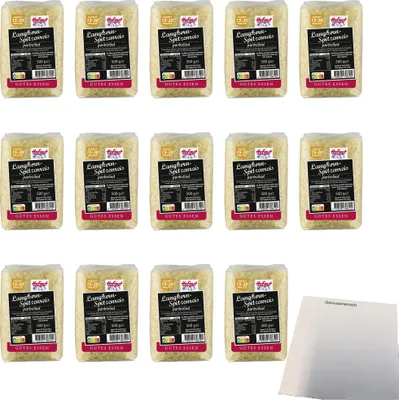 Produktbild von Hofgut Spitzenreis Parboiled VPE (14x500g Packung) + usy Block