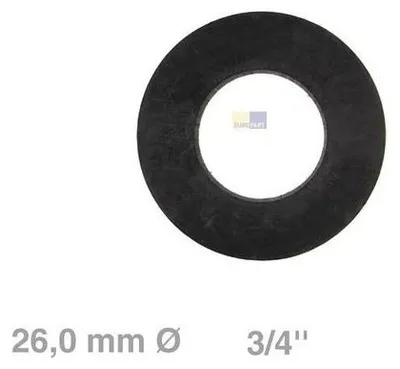 Produktbild von Europart Dichtung Gummidichtring 13,5x26mmØfür 3/4" Zulaufschlauchverschraubung