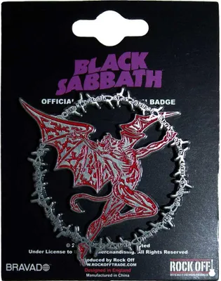 Produktbild von Black Sabbath - Dämonenring - Abzeichen - Metall RO11765 (Einheitsgröße) (Schwarz)