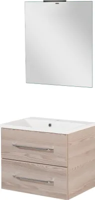 Produktbild von Fackelmann B.CLEVER Badmöbel Set 4-teilig, 60 cm, Braun hell