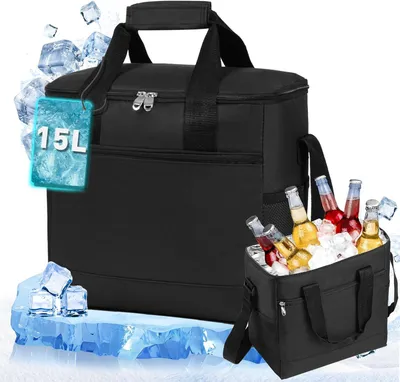 Produktbild von Kühltasche 15 L, isolierte Lunch-Tasche, wasserdicht, schmutzabweisend, für Picknick