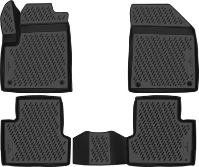 Produktbild von WALSER XTR Gummi Fussmatten Auto für Jeep Cherokee (KL) 06/2013-2023, 100% passgenaue Auto Fußmatten, robuste Universal Fußmatte Auto, Gummimatten Auto, Auto Fussmatten Gummi