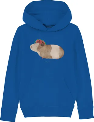 Produktbild von Mr. & Mrs. Panda Kinderpullover Meerschweinchen Weisheit 7-8 Jahre (122/128) - Royal Blue - Geschenk, Hoodie, Motivation, Wunder, Wunderland, Lustige Sprüche, Hoody
