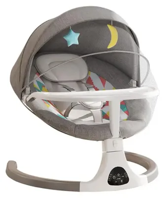 Produktbild von Elektrischer Schaukelstuhl – Wiegestuhl für Babys – Elektrischer Wippstuhl – Automatisch schwingender Stuhl