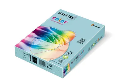 Produktbild von Mondi Maestro Color mittelblau 80g/m² DIN-A3 - 500 Blatt MB30