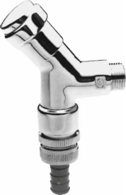 Produktbild von GROHE WAS-Anschlussventil 41015 DN15 Schrägsitz Design-Griff mit RV chrom