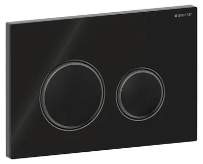 Produktbild von Geberit 115.651.SJ.1, Spülplatte, Schwarz, Chrom, Geberit, 246 mm, 14 mm, 164 mm