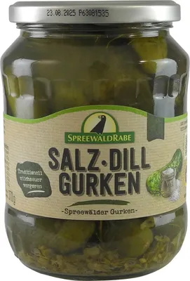 Produktbild von Salz-Dill-Gurken von Spreewald-Rabe (720 ml Glas)