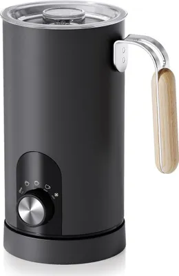 Produktbild von Multifunktionaler Milchaufschäumer, Cappuccino Latte Maker, Heiß- & Kaltfunktion, Edelstahl 304
