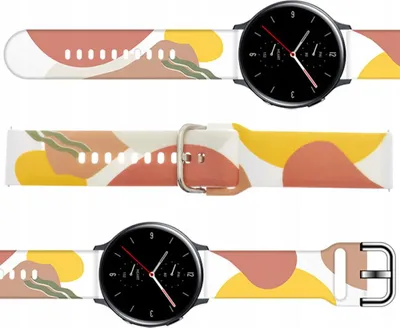 Image de Bracelet Moro pour Samsung Galaxy Watch 46Mm Bracelet de Montre en Silicone Motif 7