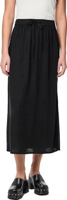 Produktbild von Pieces Pia Langer Rock Schwarz M Frau Schwarz M