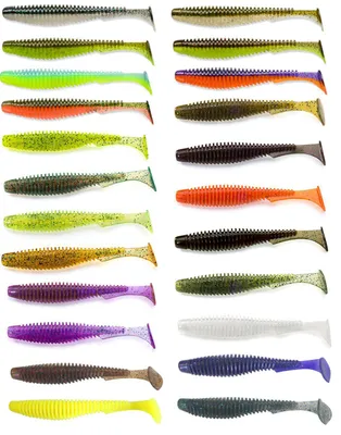 Produktbild von Fishup U Shad 4' 10,1cm - 8 Gummifische, Fishup Farben:Chartreuse / Black