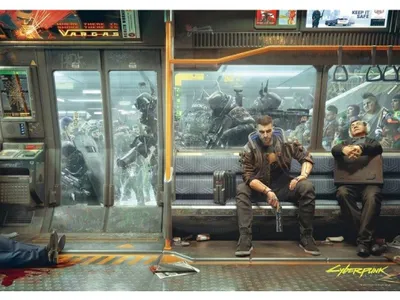Immagine prodotto di Puzzle "GUTES BEUTE" Cyberpunk 2077: Metro 1000 dlks