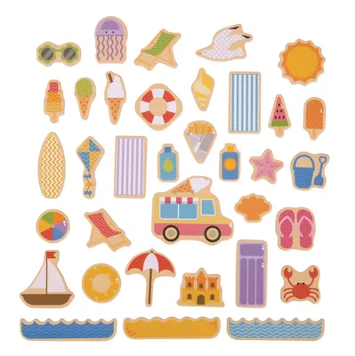 Produktbild von Bigjigs Toys Urlaub am Meer Magnete