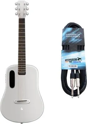 Produktbild von Lava Music Gitarre Me Air 36 Zoll Silver mit Kabel