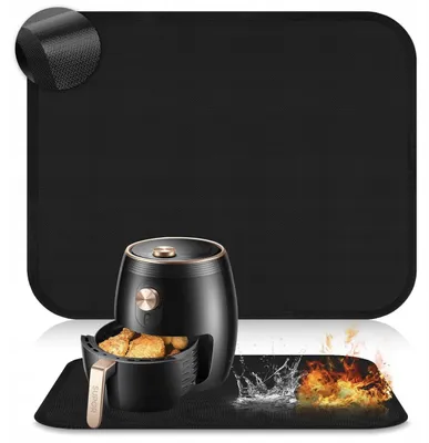 Zdjęcie produktu dla Mata Ochronna Pod Frytkownicę Air Fryer Ekspres Ogniodporna Na Blat 60X40