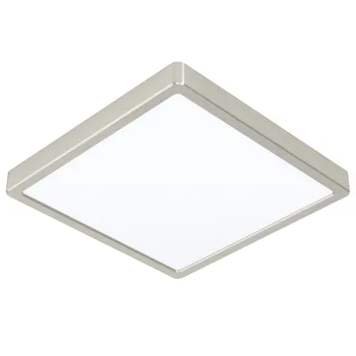 Produktbild von EGLO connect.z Smart-Home LED Bad-Deckenlampe Fueva-Z, LxB 28,5cm, ZigBee, App und Sprachsteuerung, Lichtfarbe einstellbar, dimmbar, nickel-matt, IP44