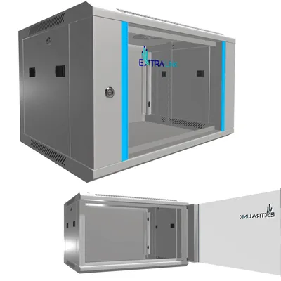 Productafbeelding van Extralink 6U 600x450 Grijs 19 inch Rackkast, Wandmontage